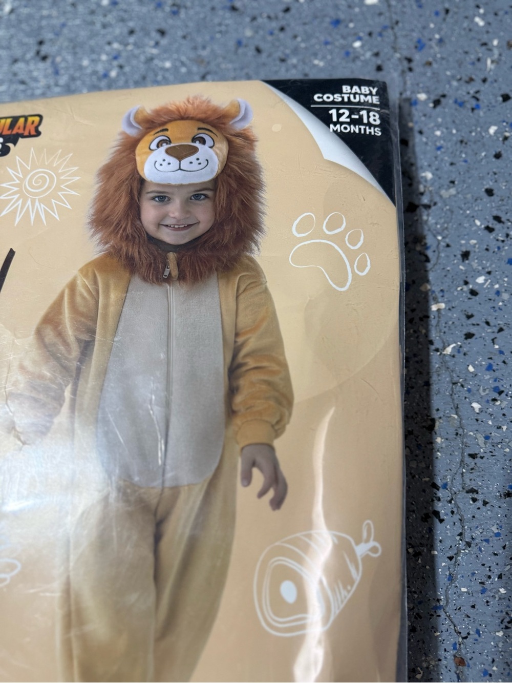 Baby Lion Costume for 12-18 Months - Brown